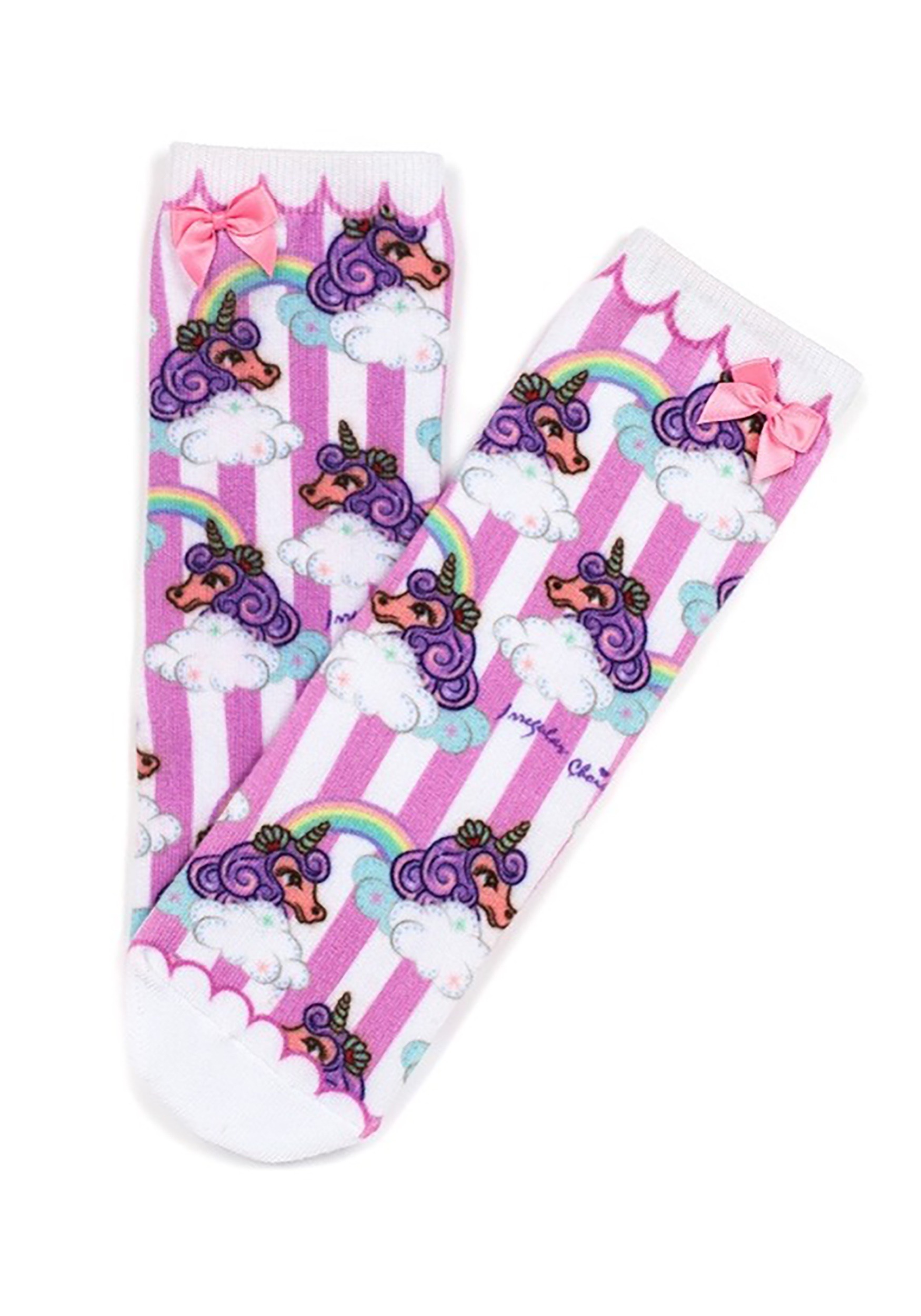 The Irregular Choice Womens Rainbow Unicorn Socks