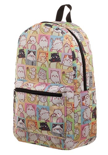 Bananya Tile Cat Sublimated Backpack