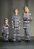 Striped Prisoner Toddler Costume Alt1