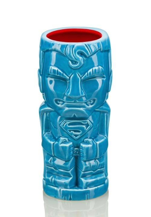 DC Comics Justice League 16 ounce Superman Geeki Tiki Mug