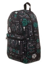 Harry Potter Icon Print Slytherin Backpack