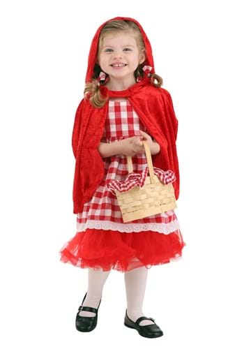 Toddler Girls Red Riding Hood Tutu Costume-Update