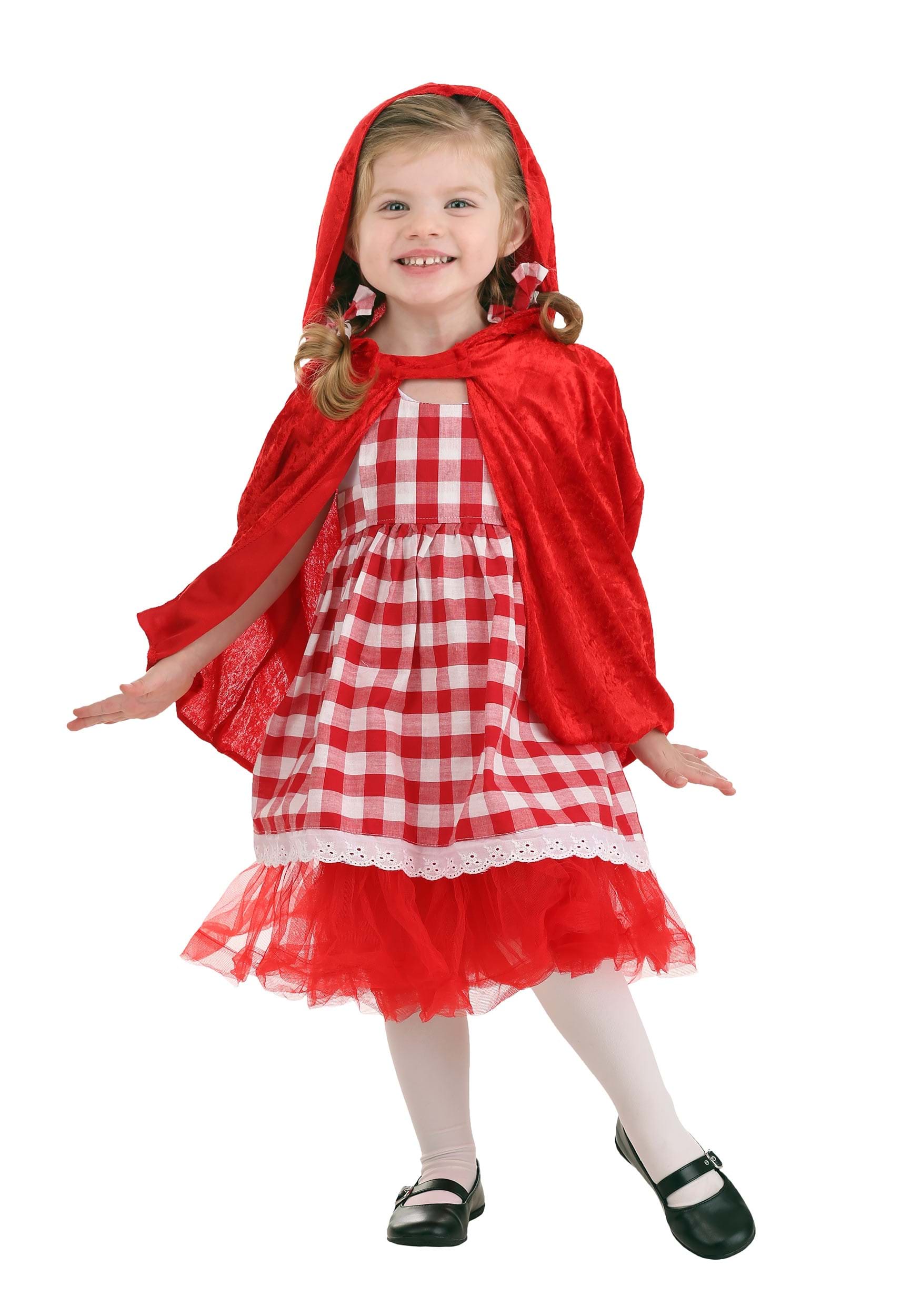 Photos - Fancy Dress Toddler FUN Costumes  Red Riding Hood Tutu Girls Costume Red/White FUN0 