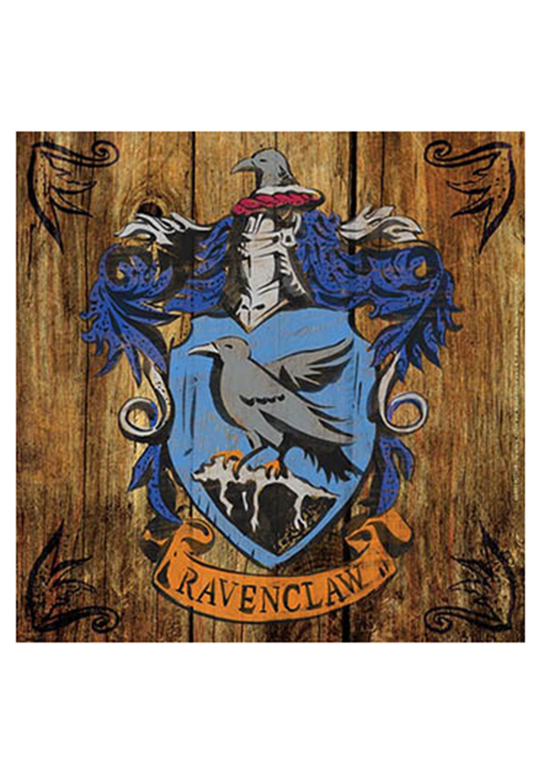 Rustic Harry Potter Ravenclaw Crest Sign