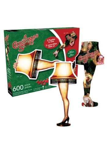 A Christmas Story- Leg Lamp And Collage 600 Piece Puzzle