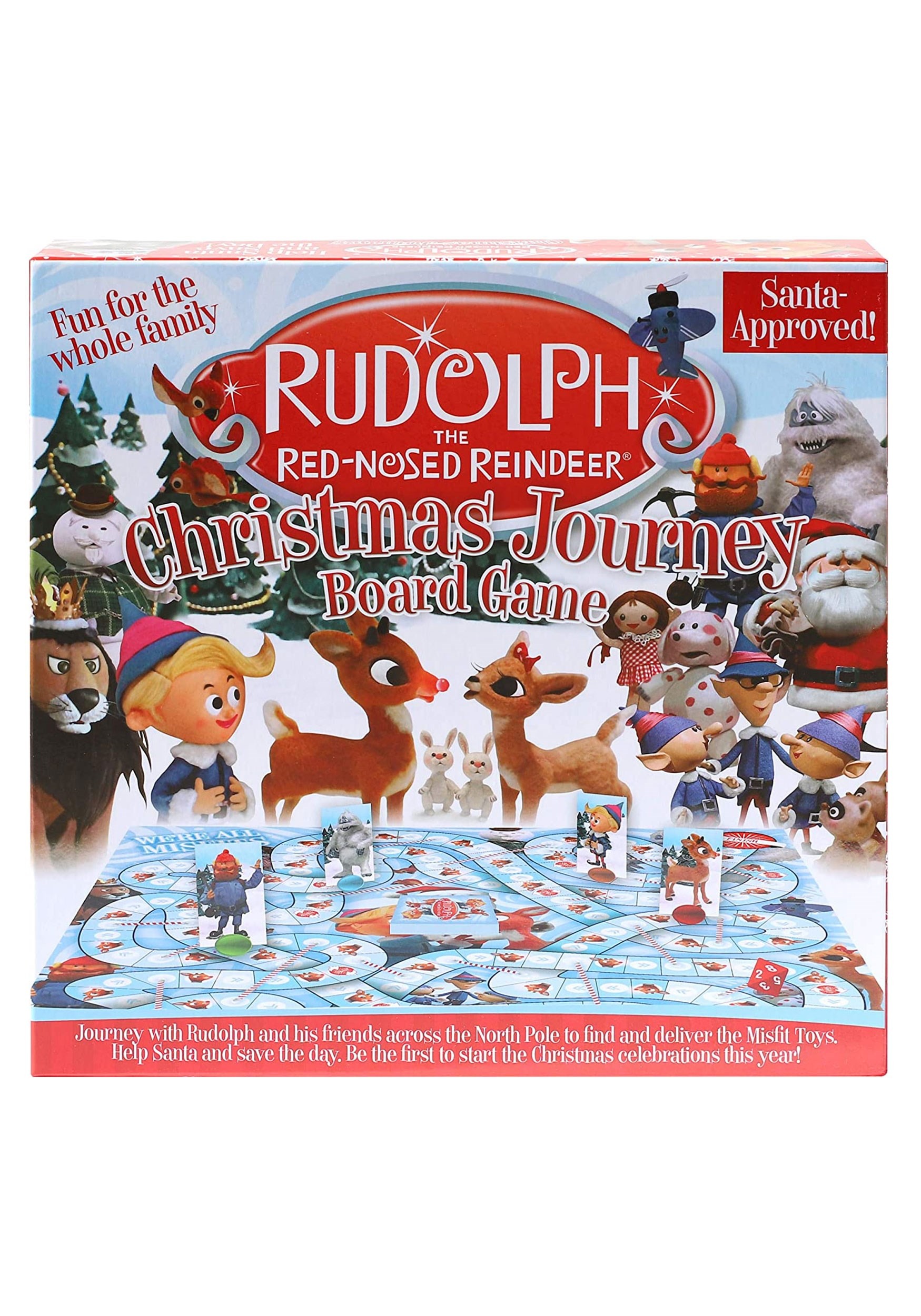Christmas Journey Rudolph the Red-Nosed Reindeer Board Game