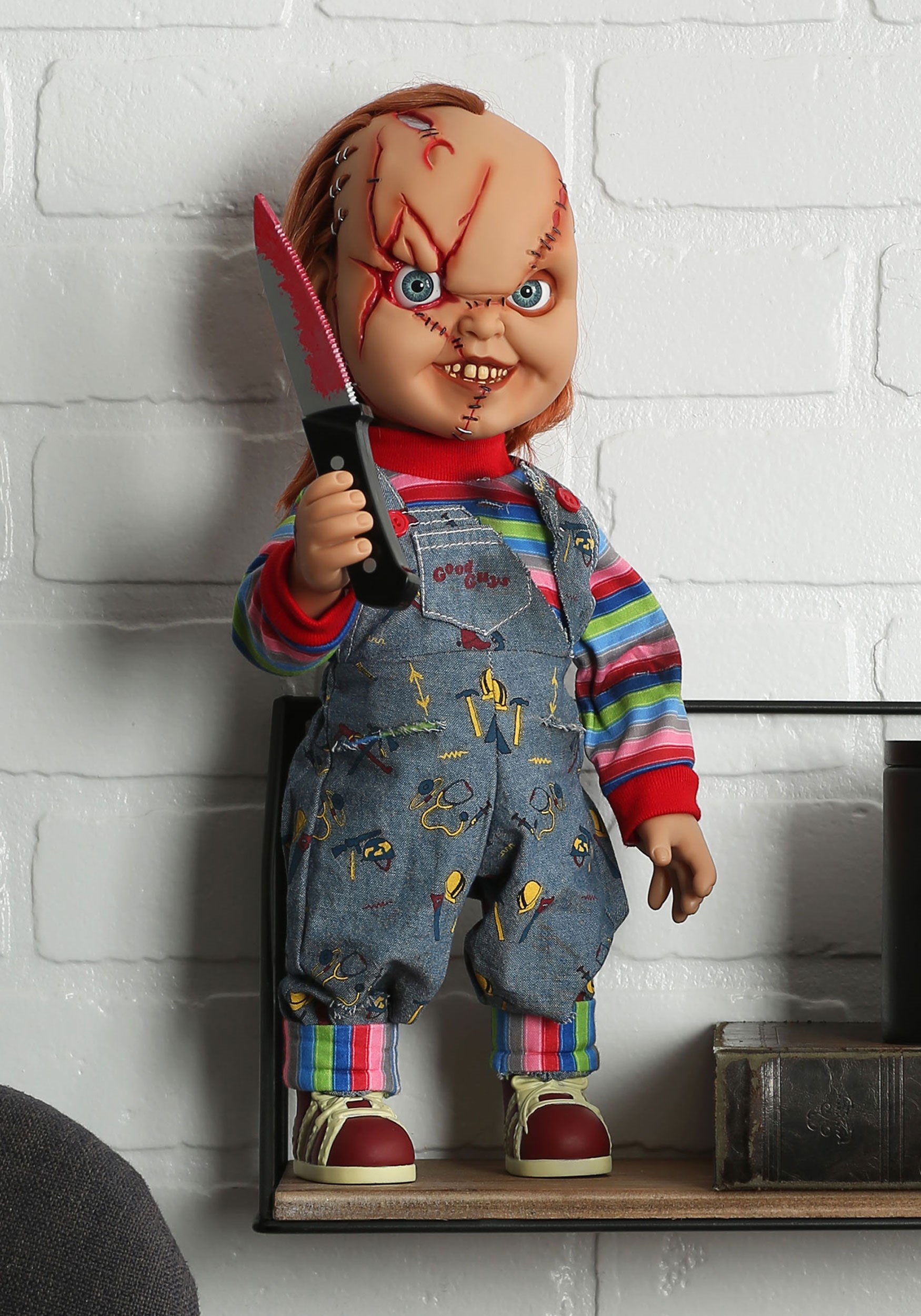 15 Inch Chucky Scarred Talking Good Guy Doll