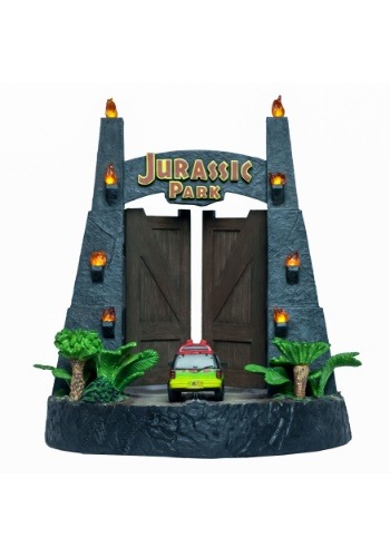 Jurassic Park Gates Environment Sculpture