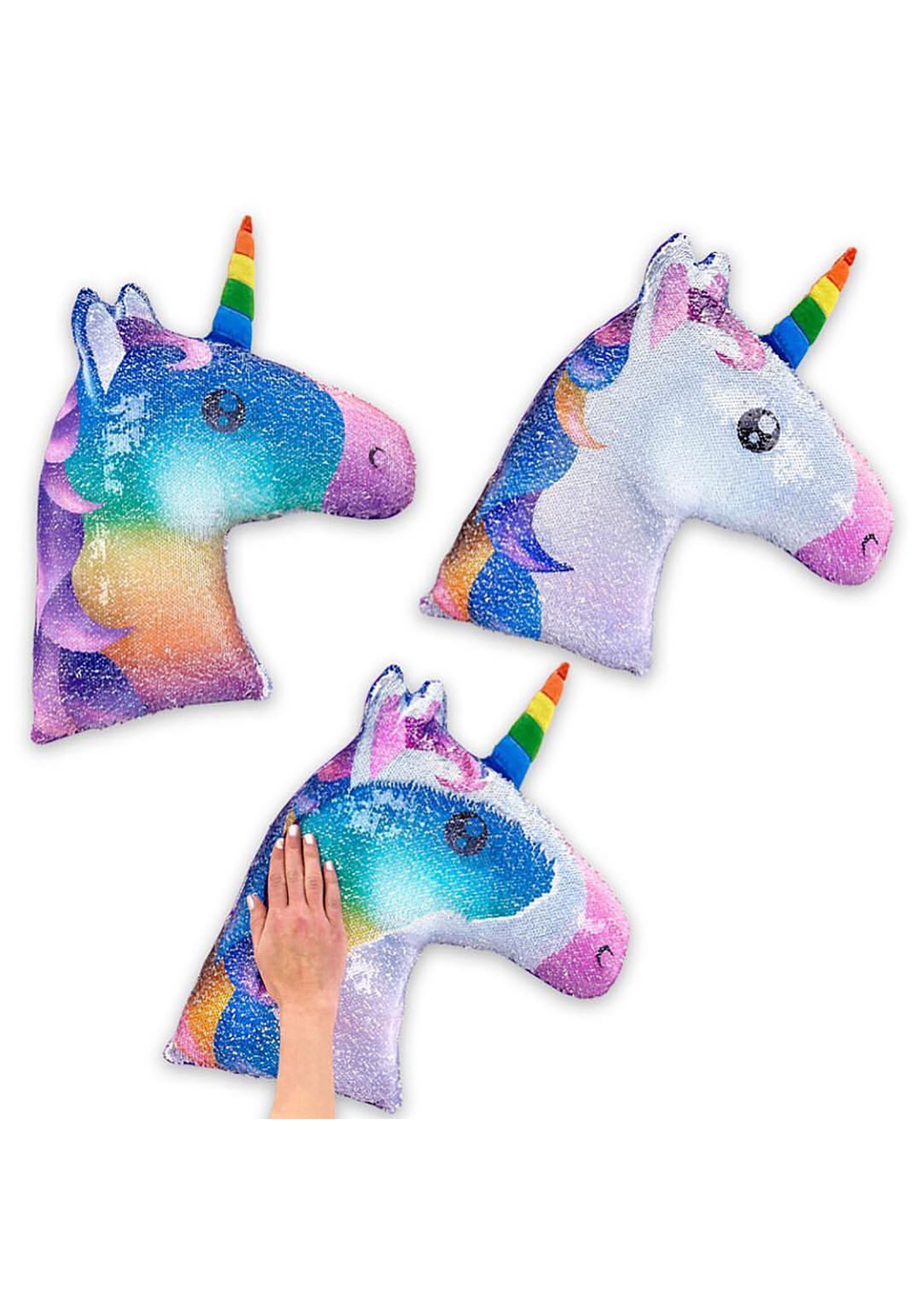 Unicorn Pillow Reversible Sequin