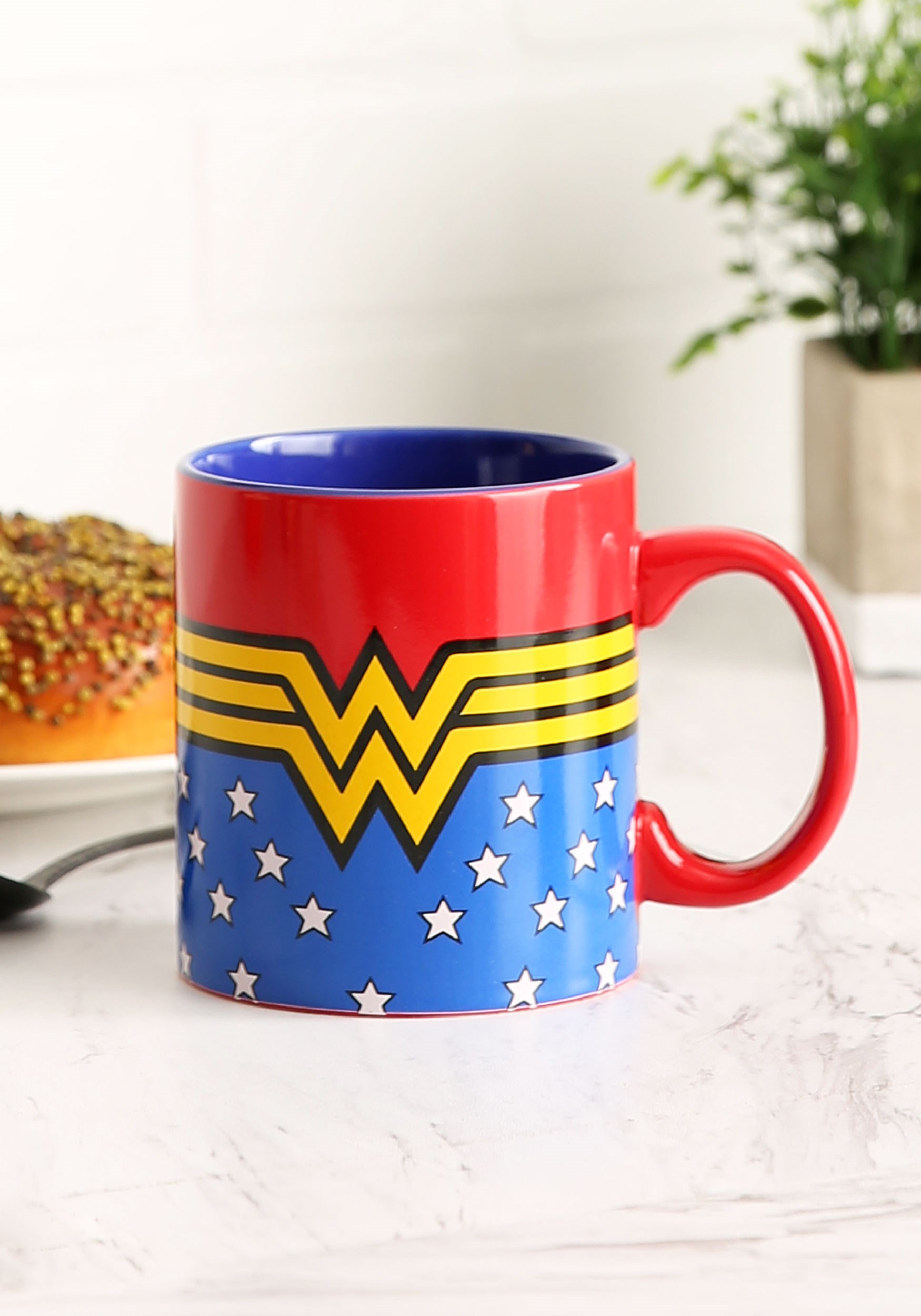 Wonder Woman Wine Glass superhero wine glass Dc glitter stem Christmas gift