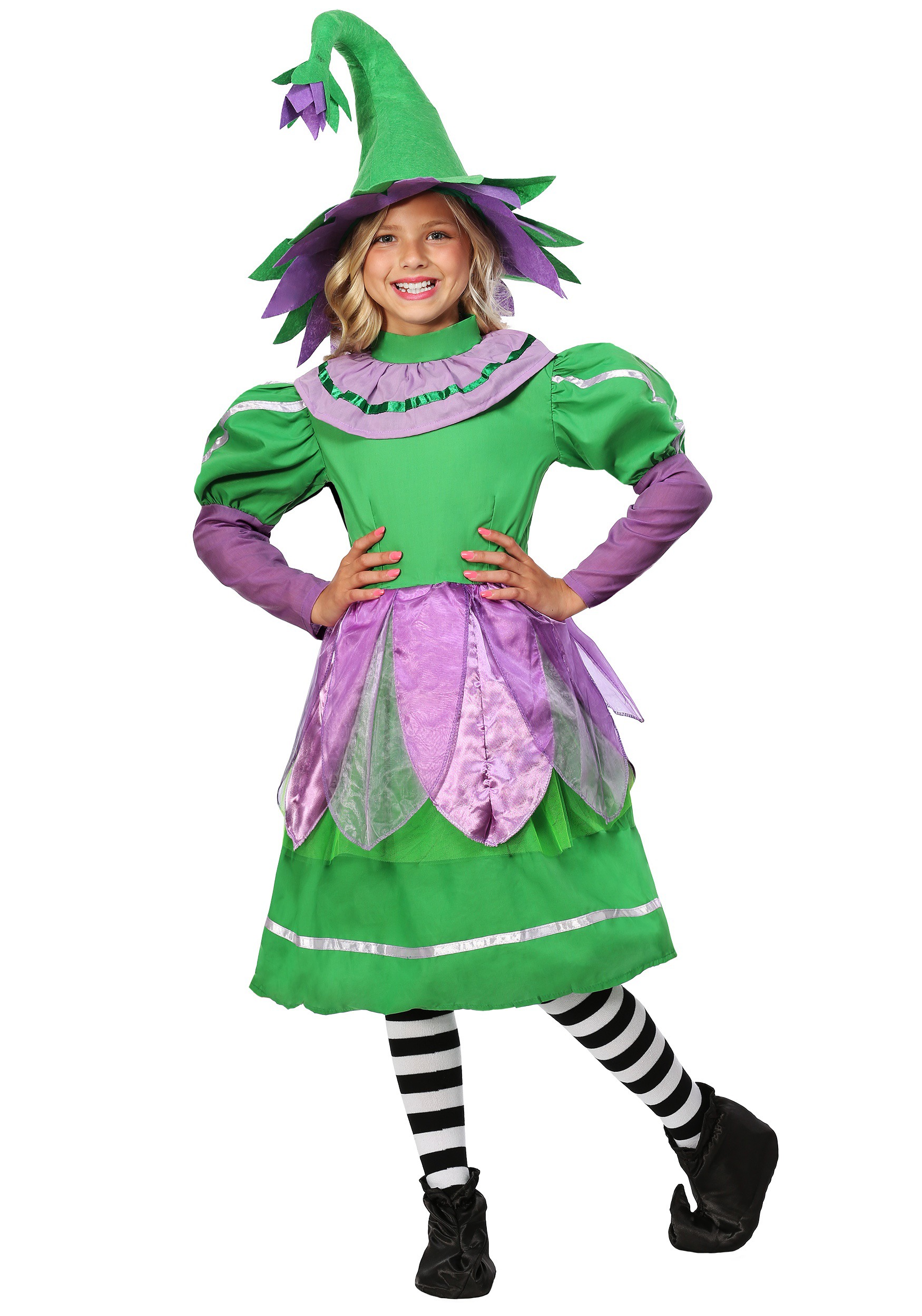 Photos - Fancy Dress Munchkin FUN Costumes  Girl Kids Costume Green/Purple FUN1013 