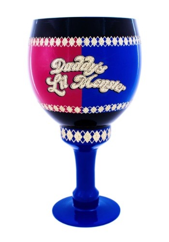 Harley Quinn Daddy's Little Monster 40 oz Goblet
