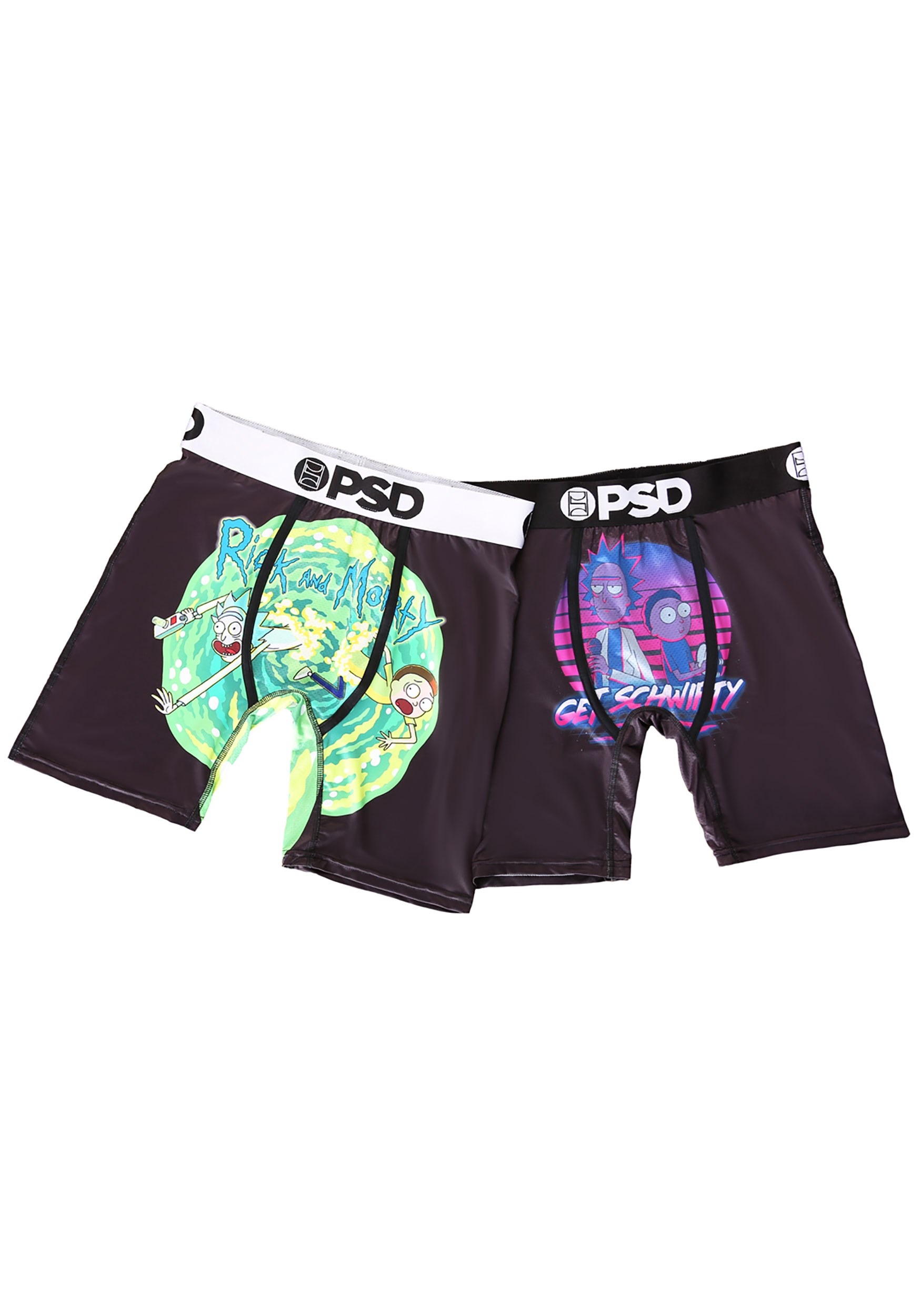 PSD Underwear Rick & Morty Classic Portal Boxer Briefs for Men