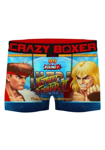 Crazy Boxers Men's Street Fighter II Boxer Briefs
