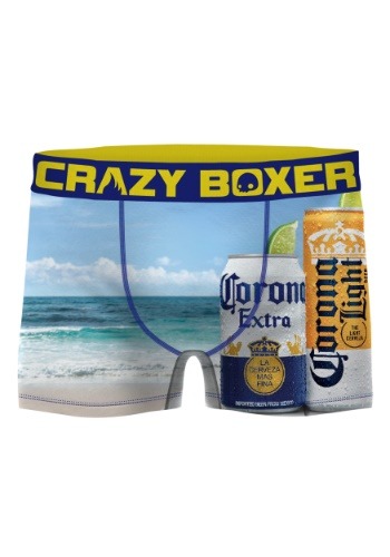 Crazy Boxers Men's Sandy Beach Corona Boxer Briefs