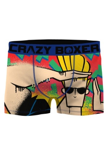 Crazy Boxers Men's Johnny Bravo Boxer Briefs
