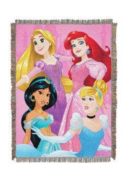 Disney Princesses Born to Rule Woven Tapestry Throw
