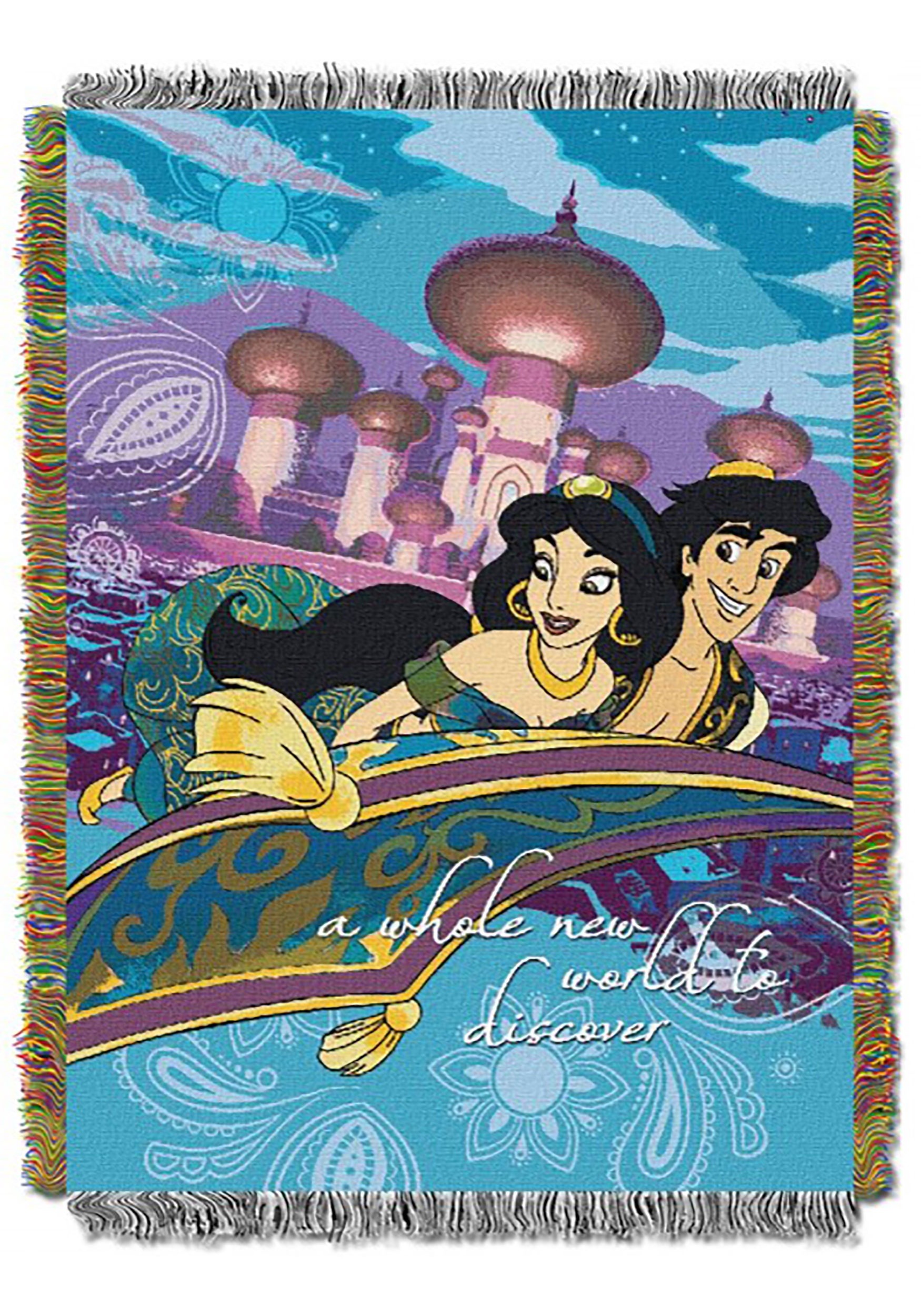 A Whole New World Tapestry Throw