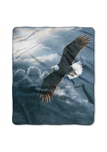 Out Of Storm Bald Eagle 50" X 60" Throw