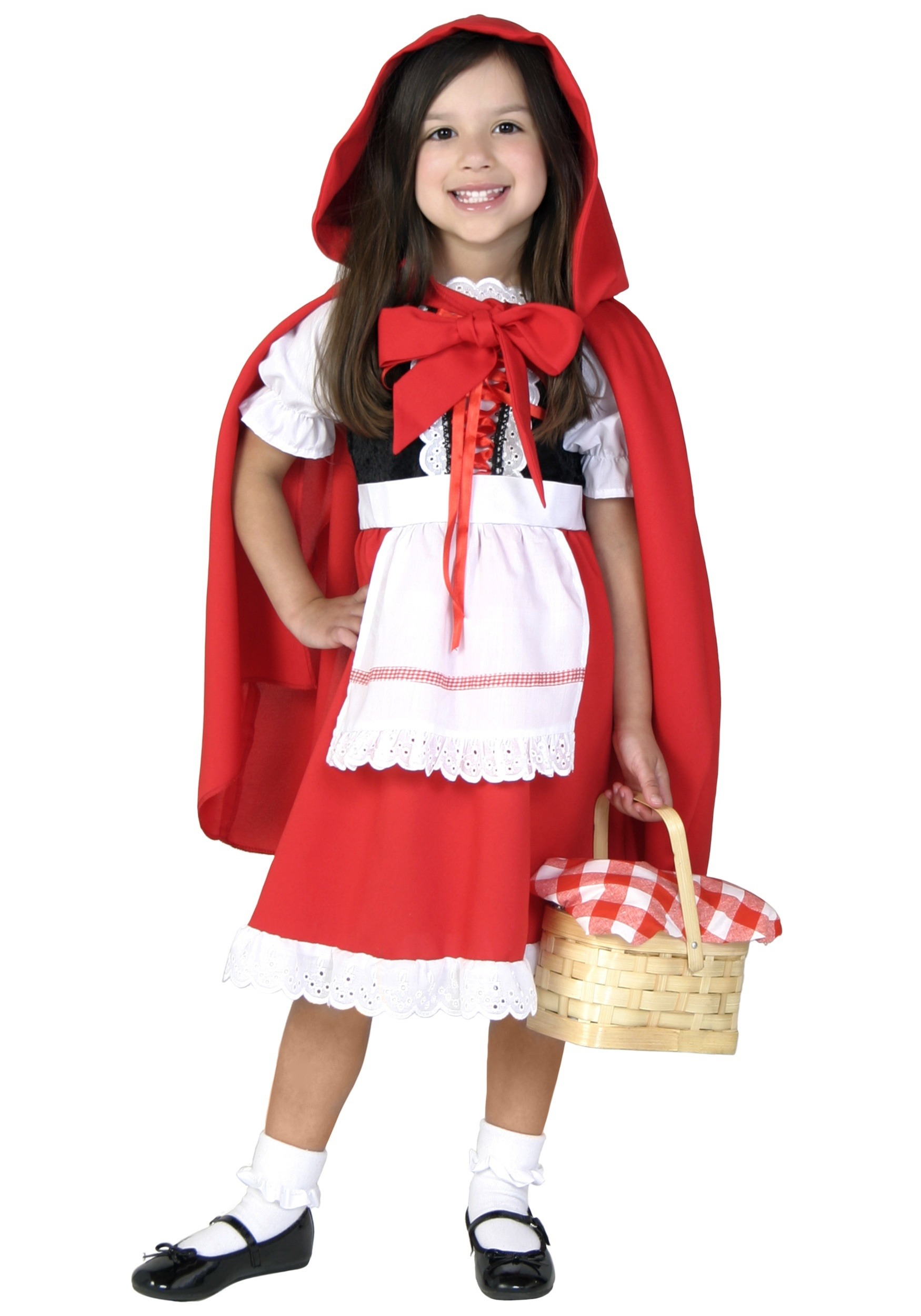 Photos - Fancy Dress Deluxe FUN Costumes Kids Red Riding Hood Costume Black/Red/White FUN2065C 