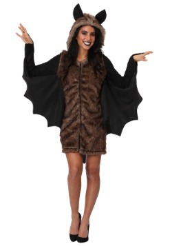 Womens Plus Size Deluxe Bat Costume