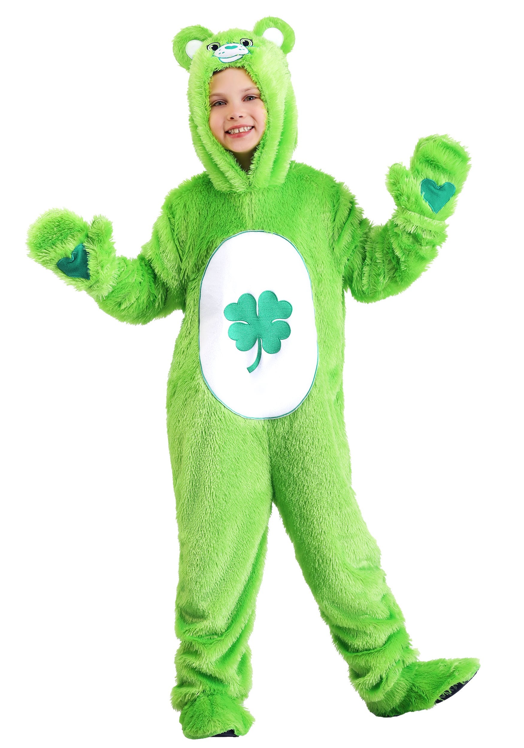 Photos - Fancy Dress CARE FUN Costumes Kids  Bears Good Luck Bear Classic Costume Green/Whit 