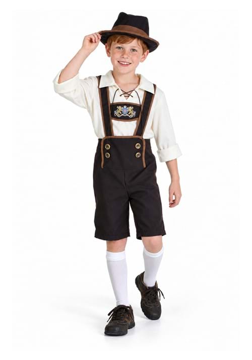 German Lederhosen Boys Costume New Main