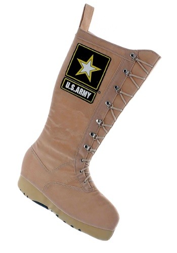 19" U.s. Army Combat Boot Christmas Stocking