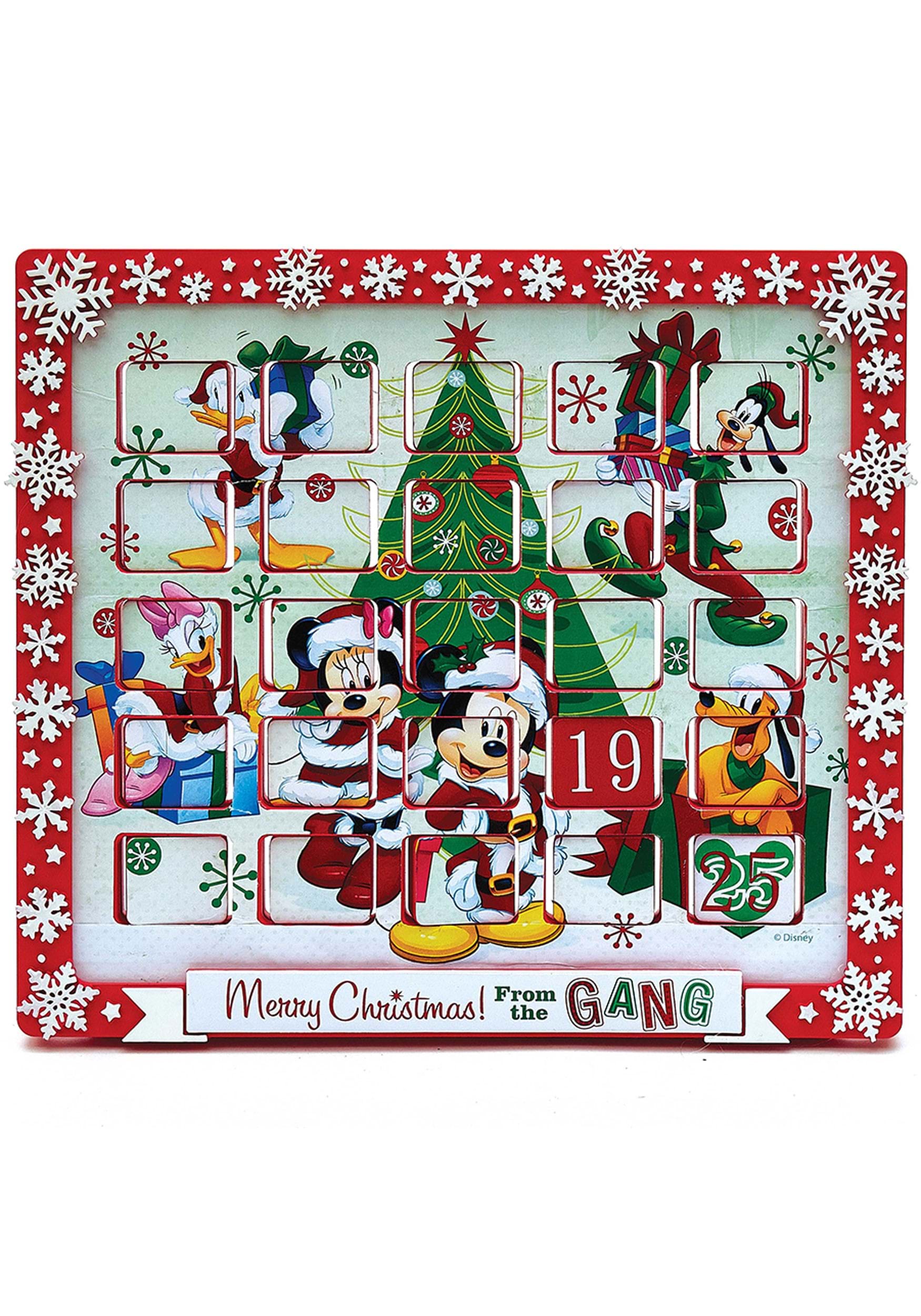 9.5" Mickey & Friends Advent Calendar | Disney Christmas Decor