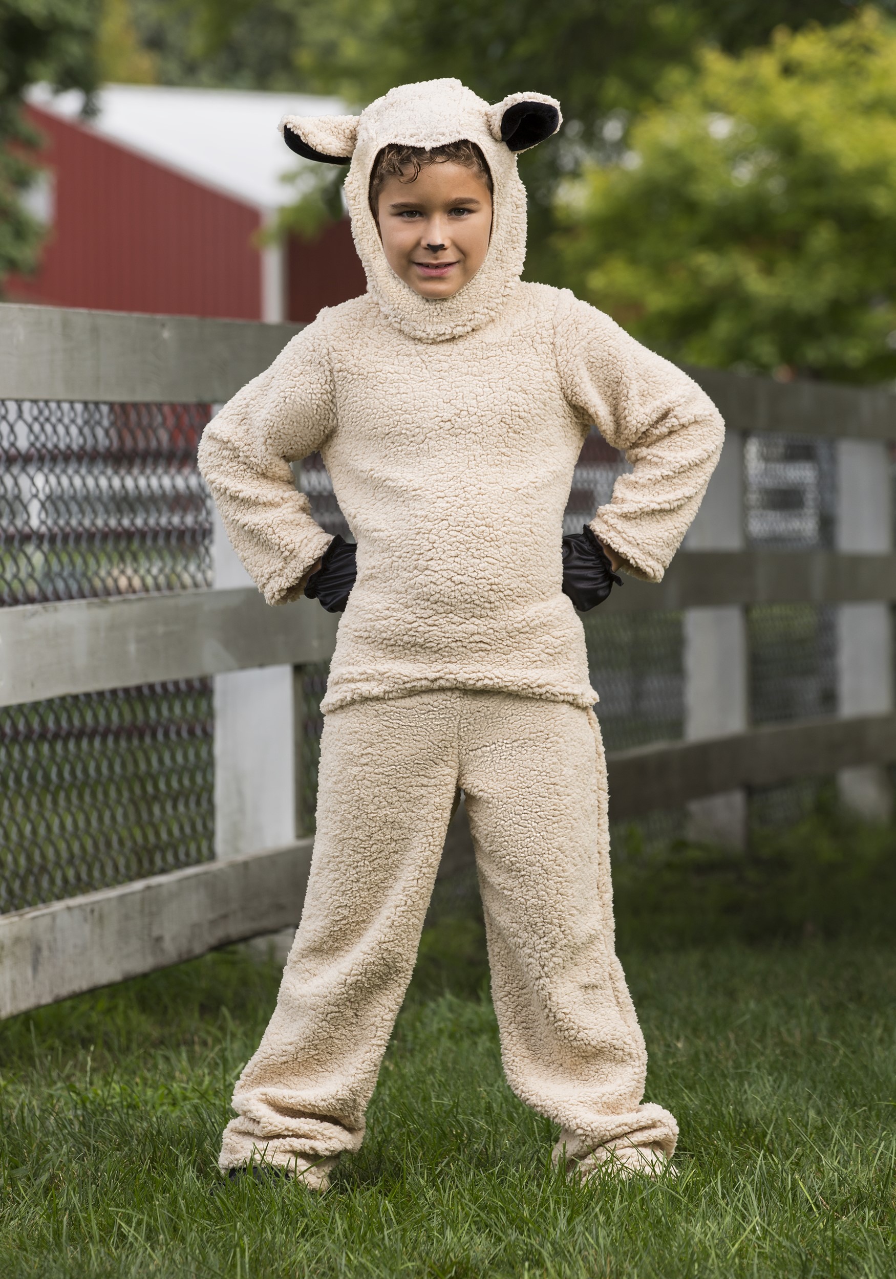 Woolly Sheep Costume for Kids