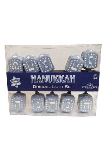 Hanukkah Dreidel 10-piece Light Set