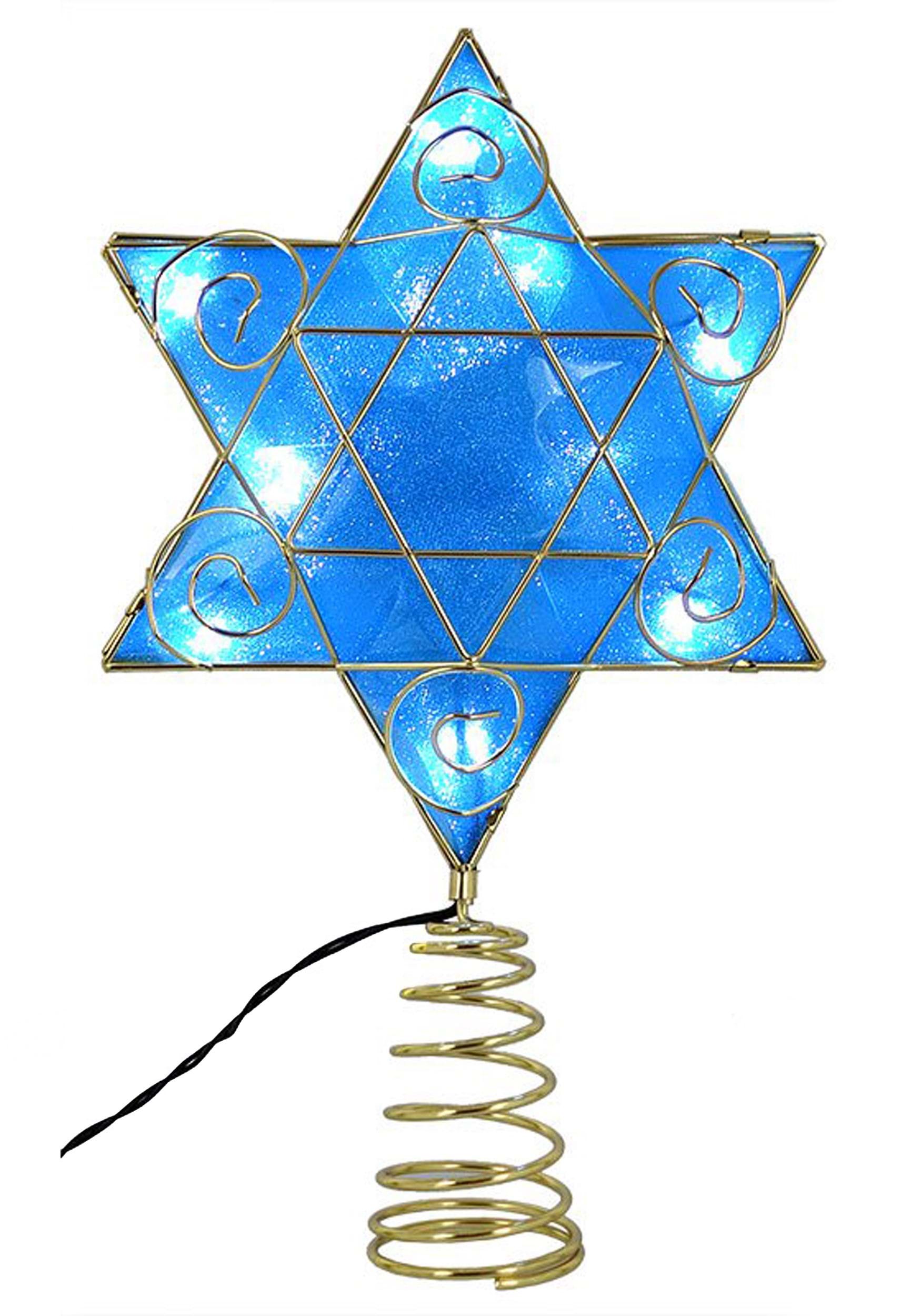 Hanukkah Treetopper w/ LED Lights