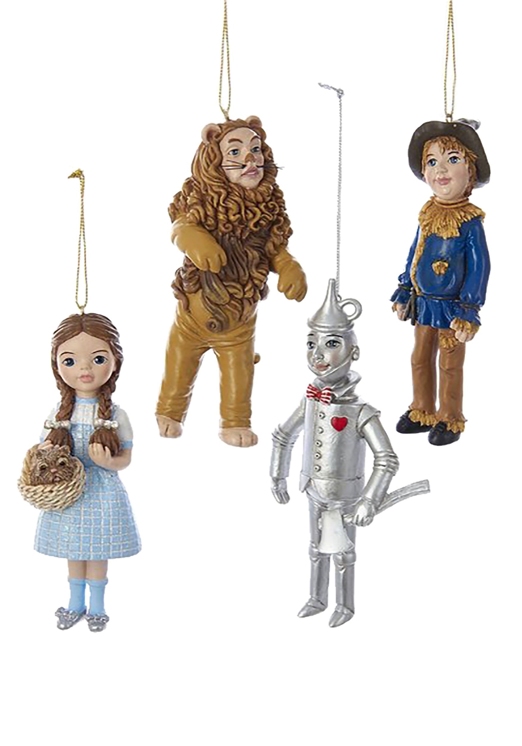 Wonderful Wizard of Oz 4pc Ornament Set