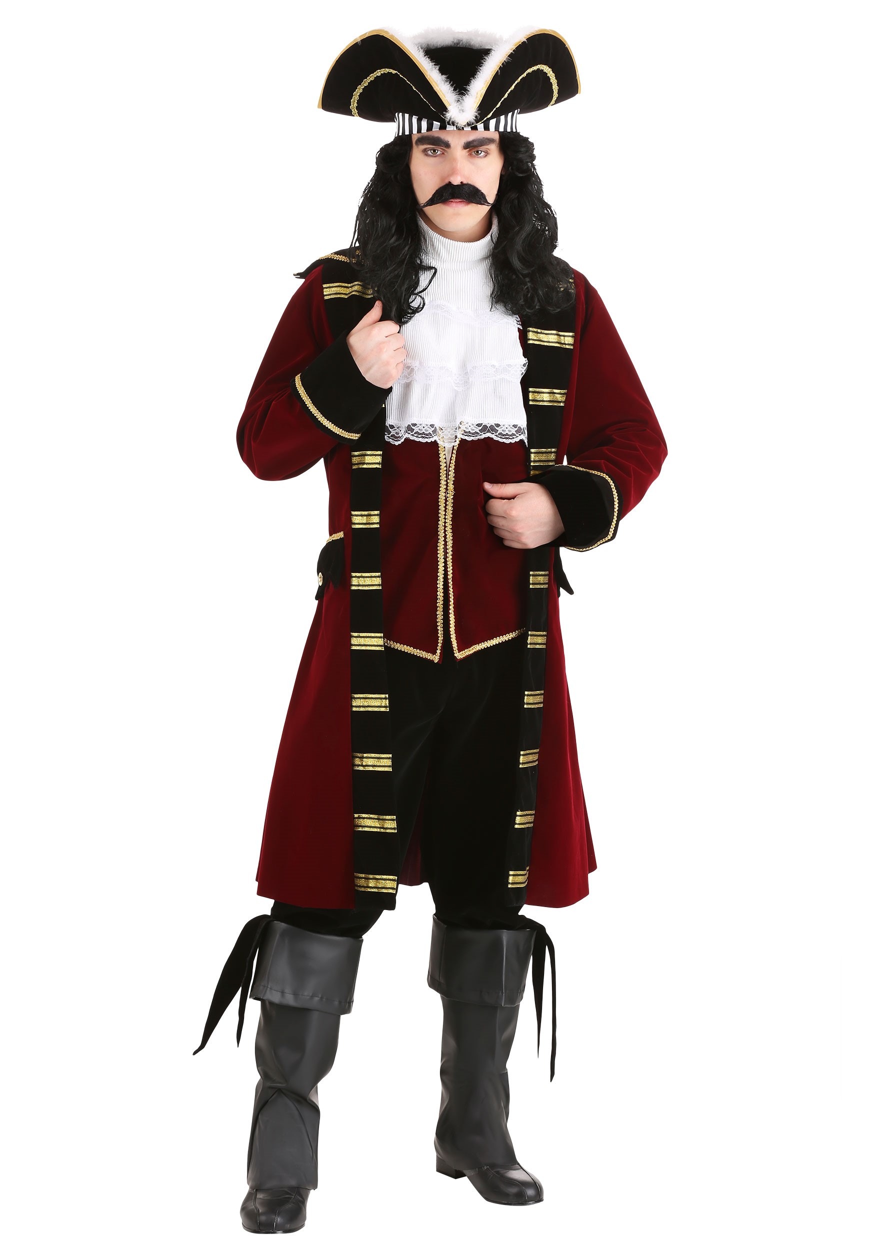 Mens Ultimate Captain Hook Costume | Mens Pirate Costume | Exclusive