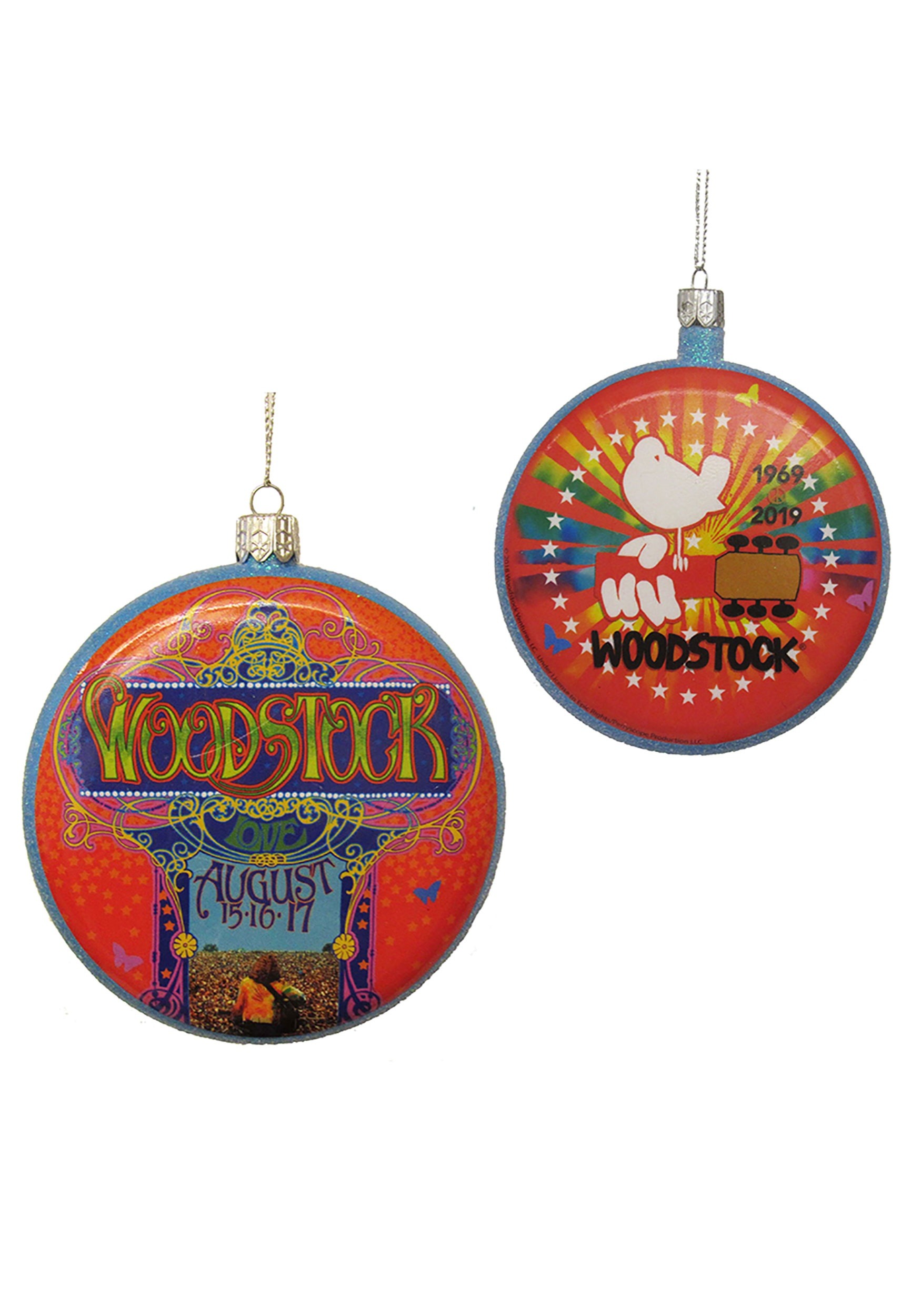 Woodstock 50th Anniversary Christmas Ornament