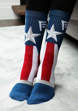 Marvel Captain America Suit Up Crew Socks