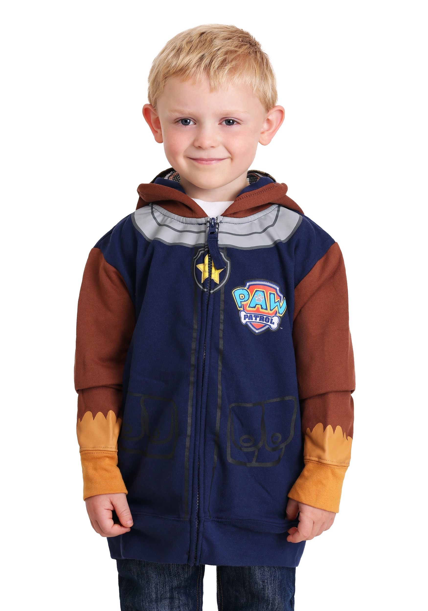 Chase Paw Patrol Costume Hoodie For Boys , TV Show Costumes