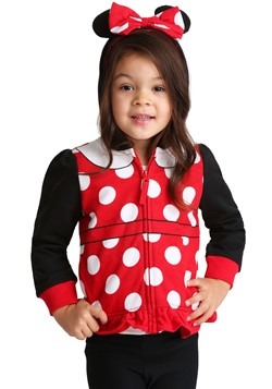 Girl's Minnie Mouse Costume Hoodie