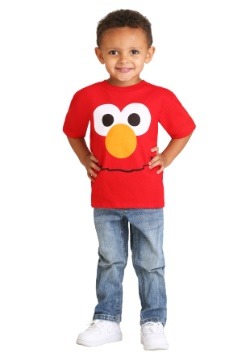 Boy's Toddler Elmo Big Face Costume Tee