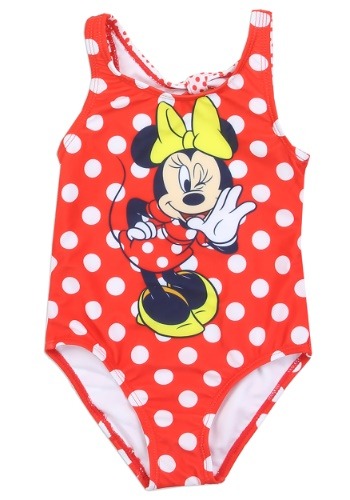 Minnie Mouse Girls Toddler Swimsuit1