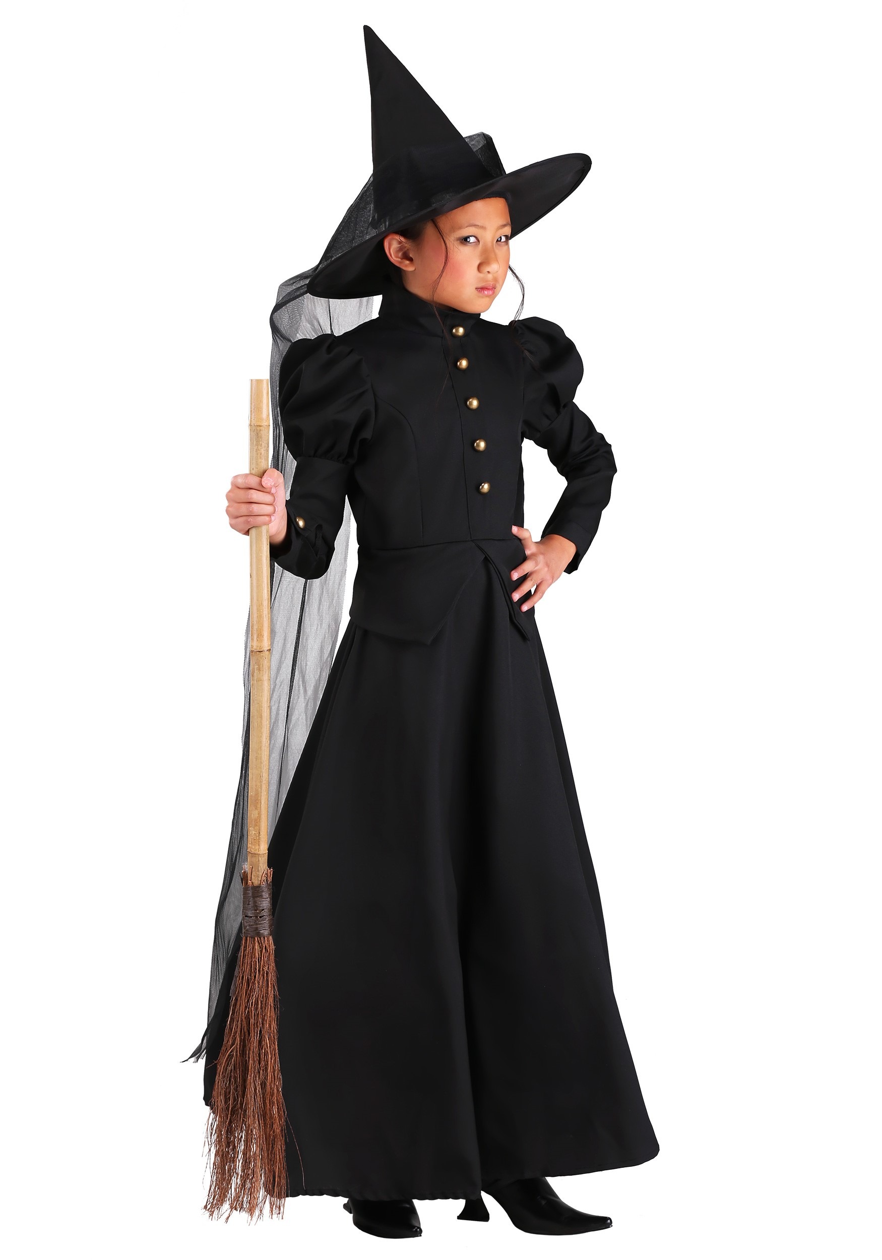 Photos - Fancy Dress Deluxe FUN Costumes  Witch Child Costume | Kid's Witch Costumes Black FUN18 