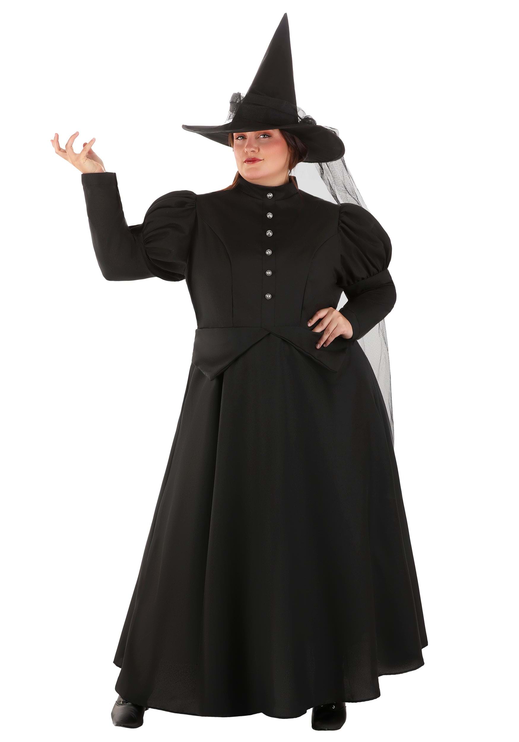Photos - Fancy Dress Winsun Dress FUN Costumes Plus Size Witch Costume for Women | Evil Witch Costume Black 