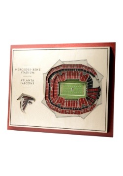 Atlanta Falcons 5 Layer Stadiumviews 3D Wall Art