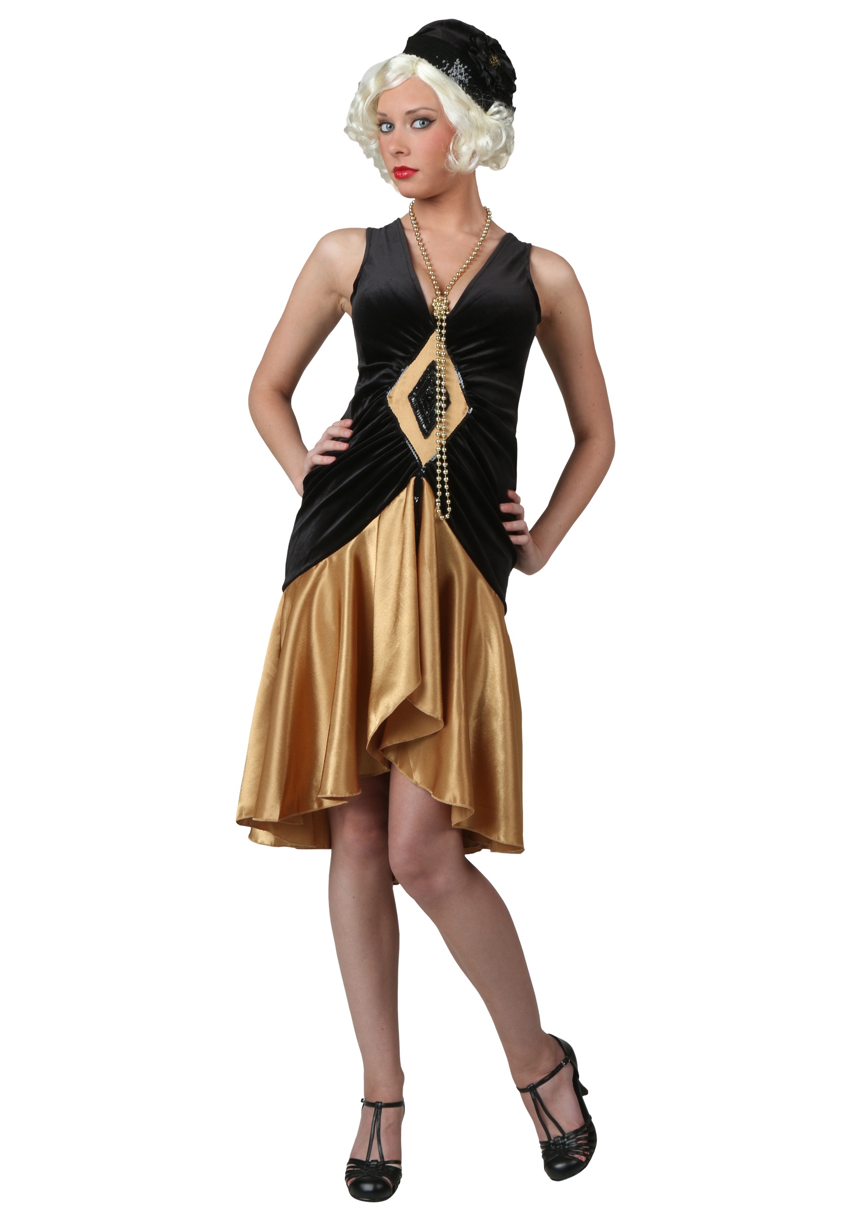 Velvet Diamond 1920s Flapper Costume for Women