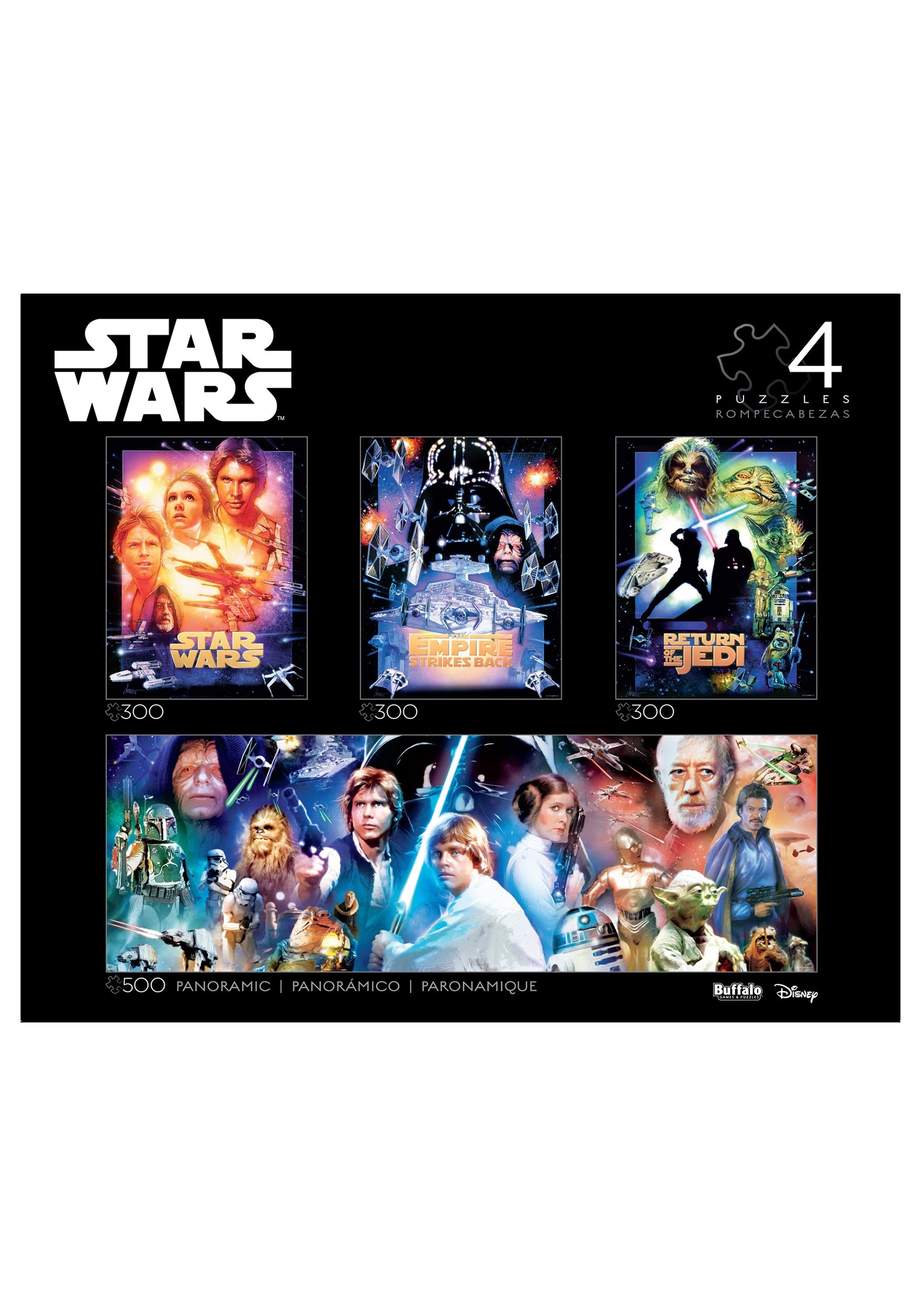 4-in-1 Star Wars Multipack Puzzle Collector's Edition 4-in-1 Star Wars Multipack Puzzle Collector's Edition