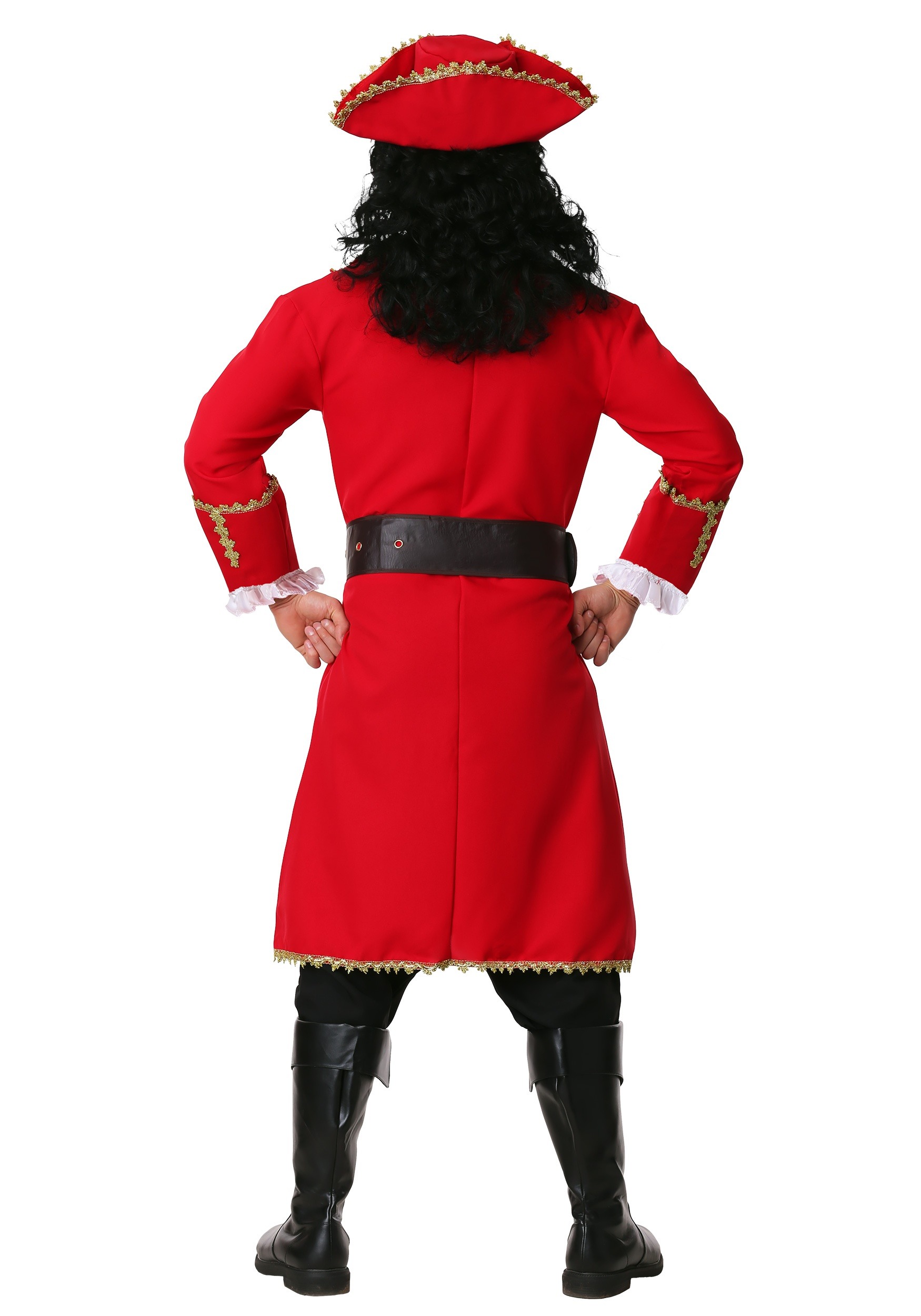 Pirates Of The Caribbean Cosplay Pirate Captain Scarlet Black Heart Costume F734 