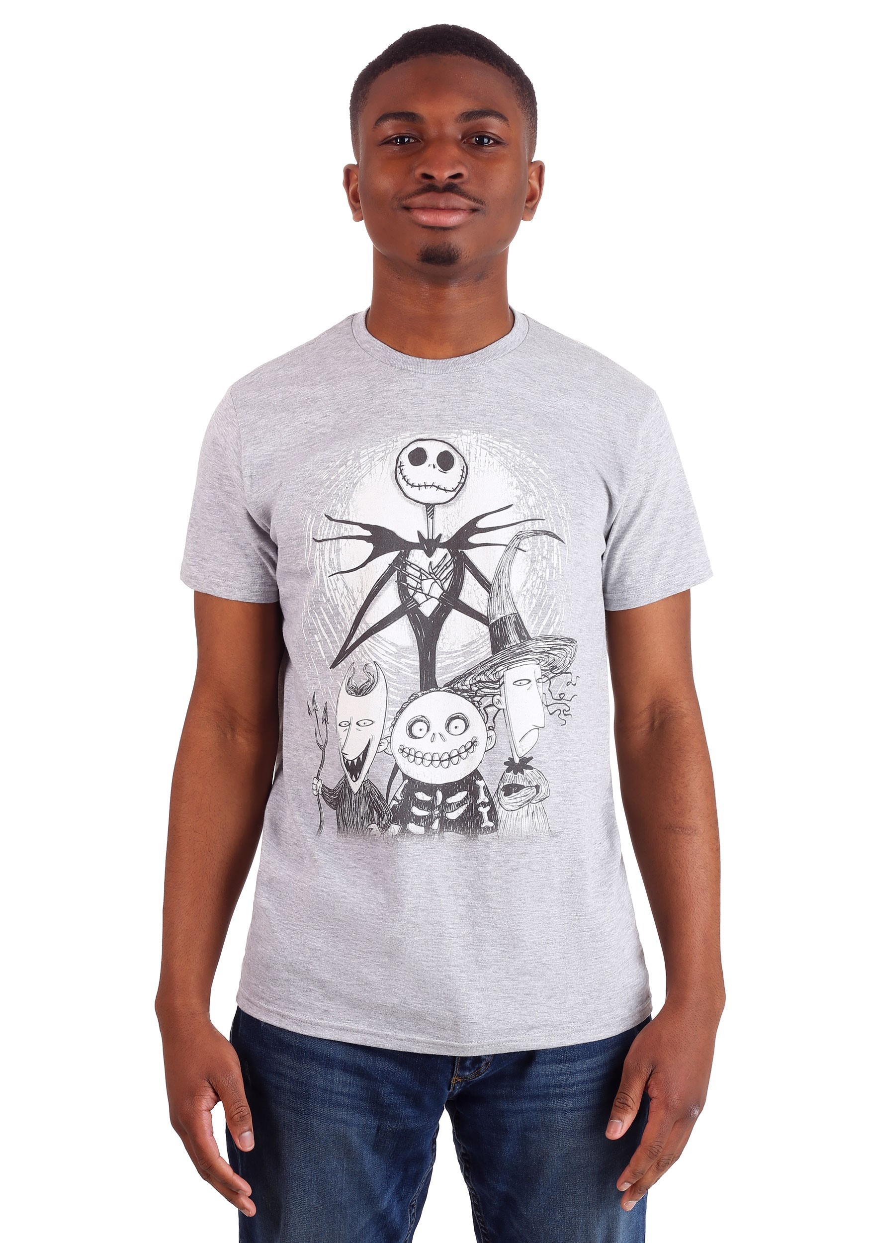 Nightmare Before Christmas Jack, Lock, Shock and Barrel Men's Shirt Nightmare Before Christmas Jack, Lock, Shock and Barrel Men's Shirt