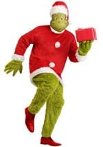 Men's The Grinch Santa Deluxe Jumpsuit with Mask Alt 4