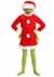 Child The Grinch Santa Deluxe Costume with Mask Alt 2