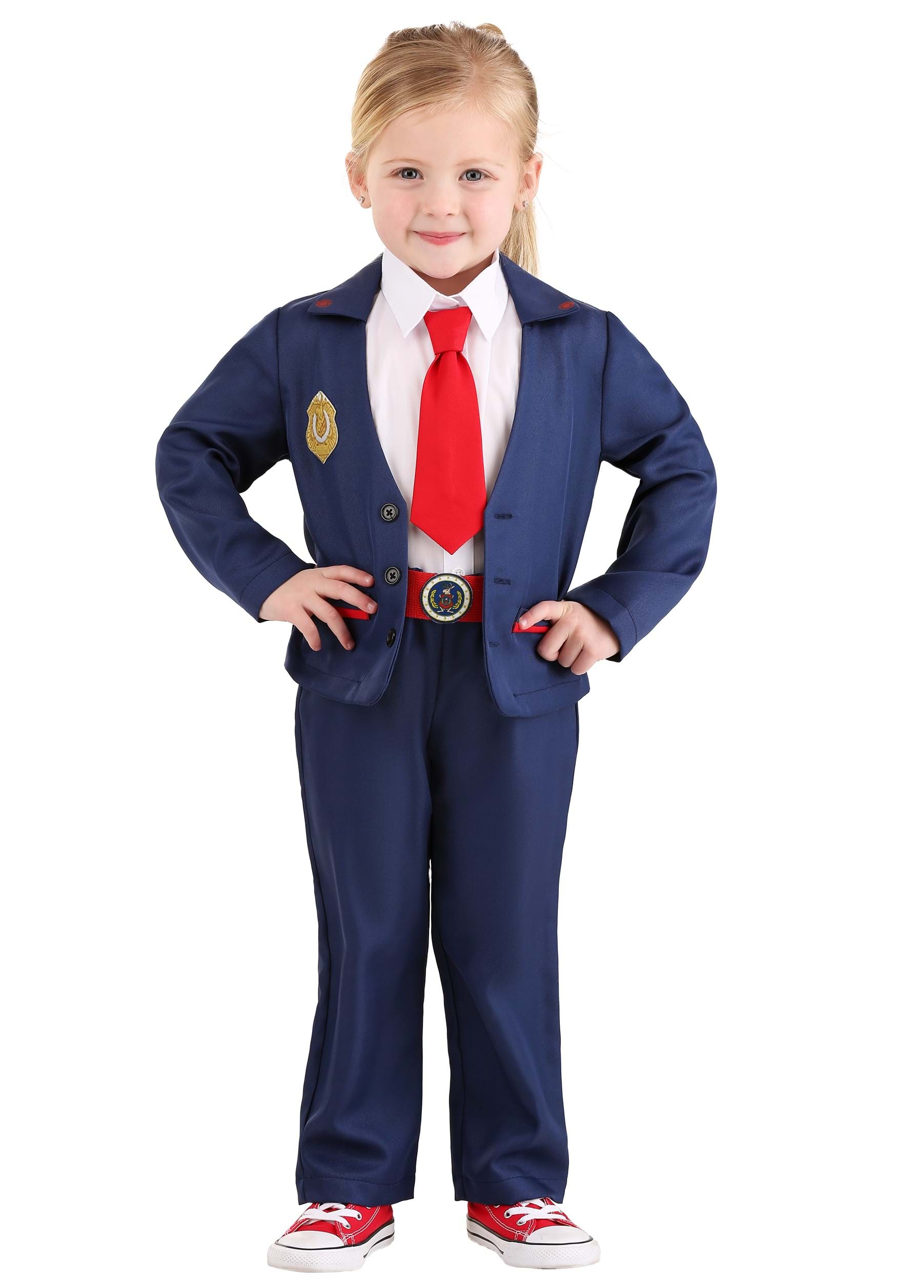 Photos - Fancy Dress Toddler FUN Costumes  Costume ODD SQUAD Agent Blue/Red/White FUN068 